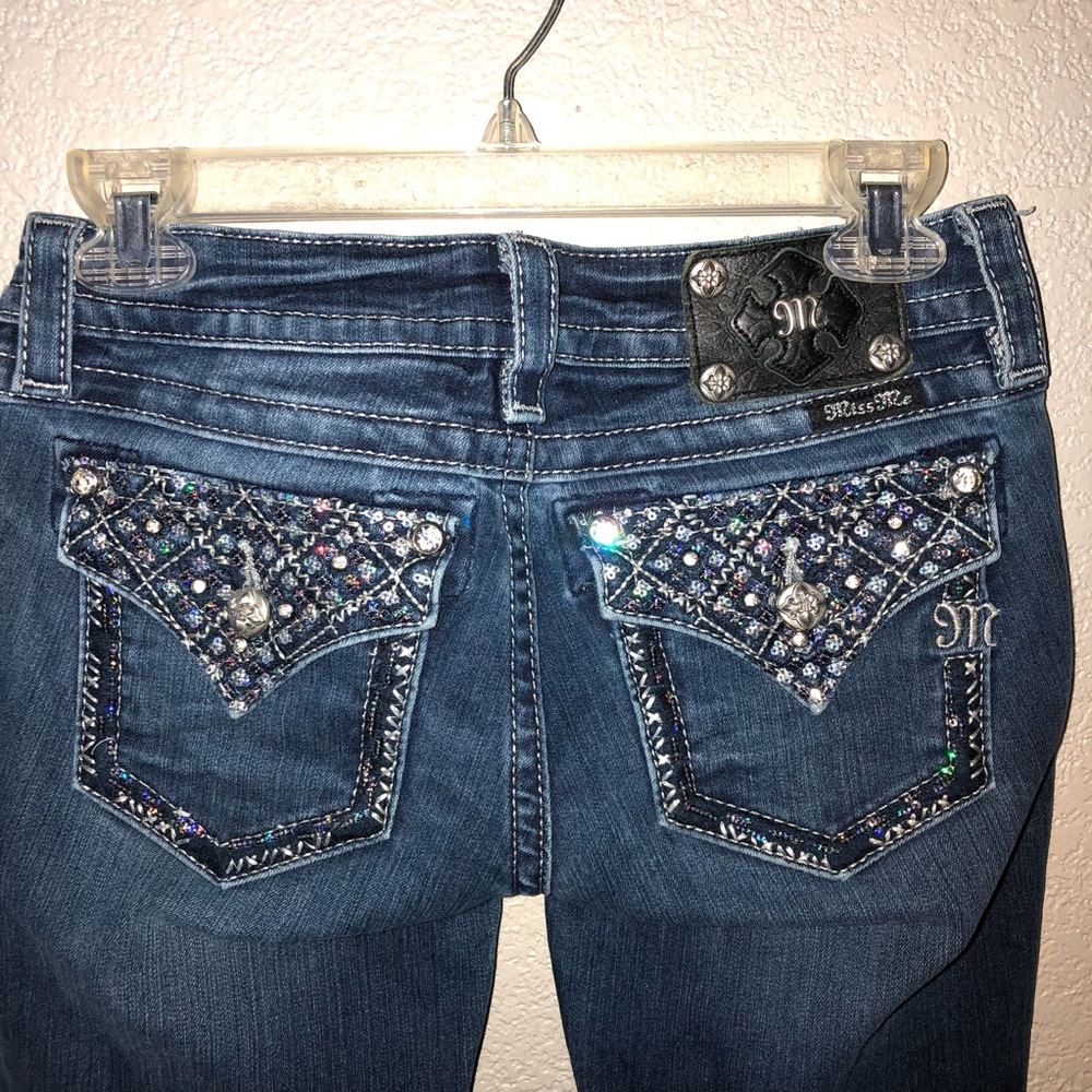Miss Me Signature Skinny Jean 26 Bling Stretch I27